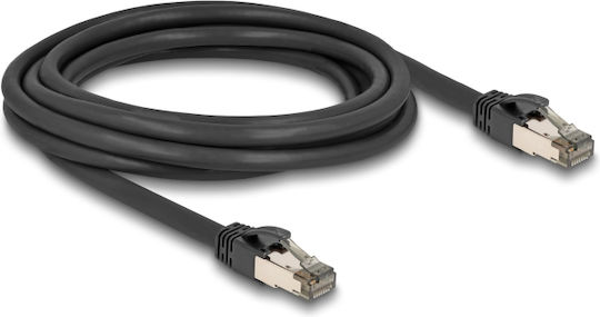 DeLock U/FTP (STP) Cat.6a Καλώδιο Δικτύου Ethernet 3m Μαύρο 1τμχ (80242) - Image 2