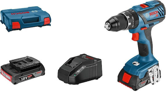 Bosch GSR 18V-28 Δραπανοκατσάβιδο Μπαταρίας 18V 2x2Ah 06019H400B - Image 2