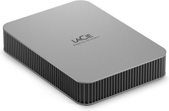 Lacie Mobile Drive v2 USB 3.2 Εξωτερικός HDD 5TB 2.5" Ασημί - Image 4
