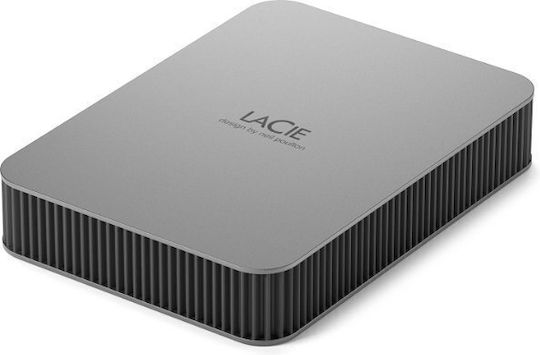 Lacie Mobile Drive v2 USB 3.2 Εξωτερικός HDD 5TB 2.5" Ασημί - Image 5
