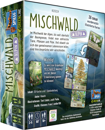 Επέκταση Παιχνιδιού Mischwald Alpin για 2-5 Παίκτες 10+ Ετών LOOD0064 (GER) Asmodee - Image 2