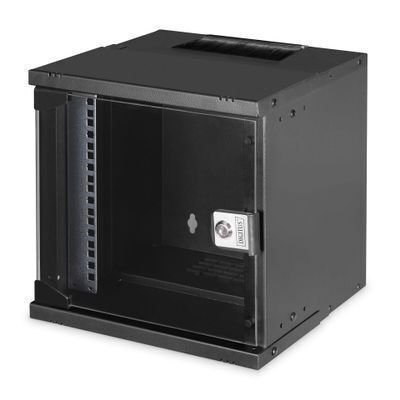 Digitus Επιτοίχια Καμπίνα Rack 32.5x31.5x30cm Μαύρο DN-49101