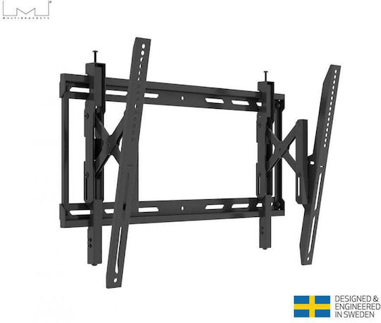 Multibrackets Wall MB-6299 Βάση Τηλεόρασης Τοίχου έως 86" και 60kg Μαύρο - Image 2