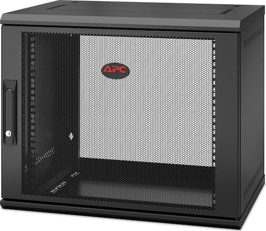 APC Επιτοίχια Καμπίνα Rack 9U Μαύρο AR109SH4