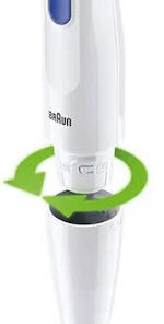 Alternative view of Braun Multiquick 1 MQ10.000P Ραβδομπλέντερ με Ανοξείδωτη Ράβδο 450W Λευκό