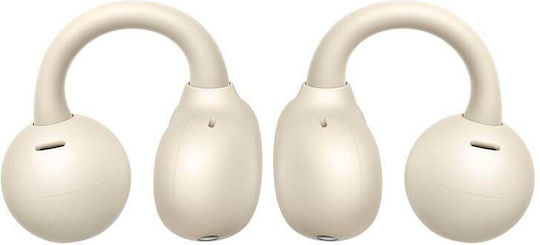 Huawei FreeClip Earbud Bluetooth Handsfree Ακουστικά με Αντοχή στον Ιδρώτα και Θήκη Φόρτισης Μπεζ - Image 3
