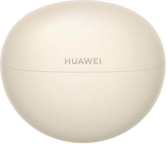 Huawei FreeClip Earbud Bluetooth Handsfree Ακουστικά με Αντοχή στον Ιδρώτα και Θήκη Φόρτισης Μπεζ - Image 4