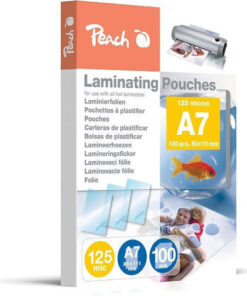 Peach Ζελατίνες Πλαστικοποίησης A7 510323 100τμχ