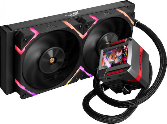 Valkyrie Syn 240 ARGB Υδρόψυξη Επεξεργαστή Διπλού Ανεμιστήρα 120mm για Socket AM4/AM5/1700/1200/115x