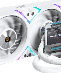 Valkyrie Syn 240 ARGB Υδρόψυξη Επεξεργαστή Διπλού Ανεμιστήρα 120mm για Socket AM4/AM5/1700/1200/115x Λευκή