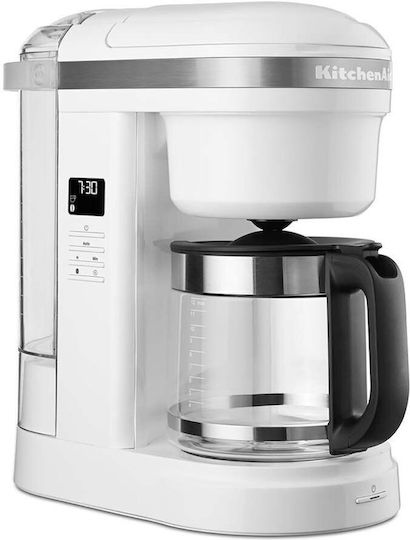 Kitchenaid 5KCM1208EWH Προγραμματιζόμενη Καφετιέρα Φίλτρου 1100W