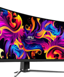 Alternative view of MSI 491CQPDE QD-OLED HDR Curved Monitor 49" 5120x1440 144Hz με Χρόνο Απόκρισης 0.03ms GTG