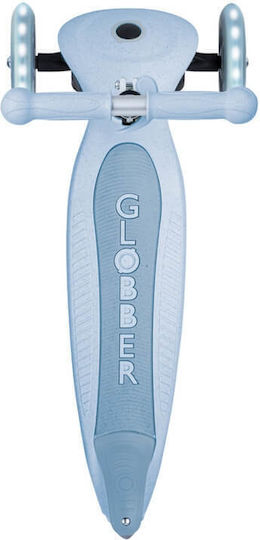 Globber Παιδικό Πατίνι Αναδιπλούμενο Foldable Lights Ecologic Τρίτροχο για 2+ Ετών Γαλάζιο 692-501 - Image 8