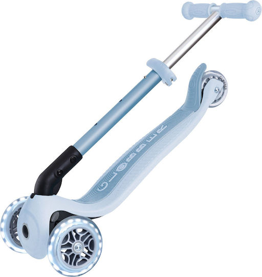 Globber Παιδικό Πατίνι Αναδιπλούμενο Foldable Lights Ecologic Τρίτροχο για 2+ Ετών Γαλάζιο 692-501 - Image 2