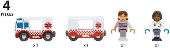 Brio Toys Αυτοκινητάκι Ασθενοφόρο για 3+ Ετών - Image 5