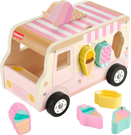 Fisher Price Παιχνίδι Στοίβαξης από Ξύλο για 18+ Μηνών HXT86