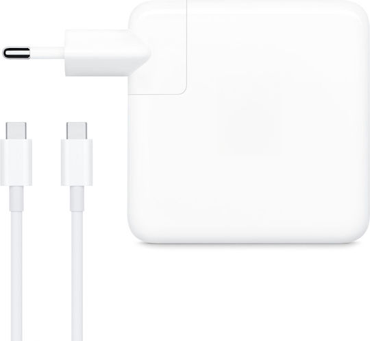 Detech Τροφοδοτικό Ρεύματος Apple 61w Type-c Λευκο 352 - Image 3