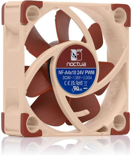 Noctua NF-A4X10 Case Fan 40mm με Σύνδεση 4-Pin PWM Καφέ - Image 2