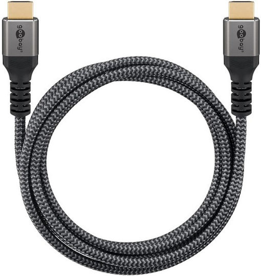 Goobay HDMI 2.0 Cable HDMI male - HDMI male 0.5m Μαύρο 18720 - Image 2