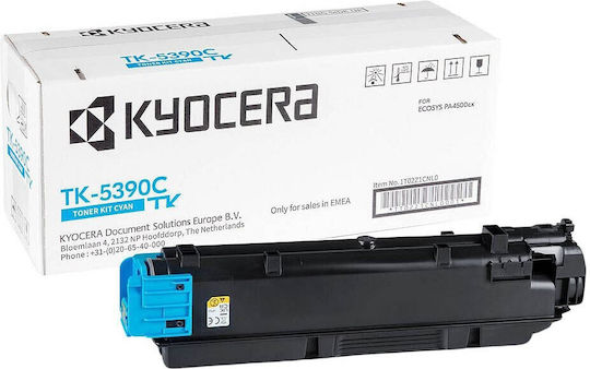 Kyocera TK-5390C Γνήσιο Toner Laser Εκτυπωτή Κυανό 13000 Σελίδων (1T02Z1CNL0)