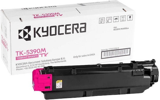 Kyocera TK-5390M Γνήσιο Toner Laser Εκτυπωτή Ματζέντα 13000 Σελίδων (1T02Z1BNL0)