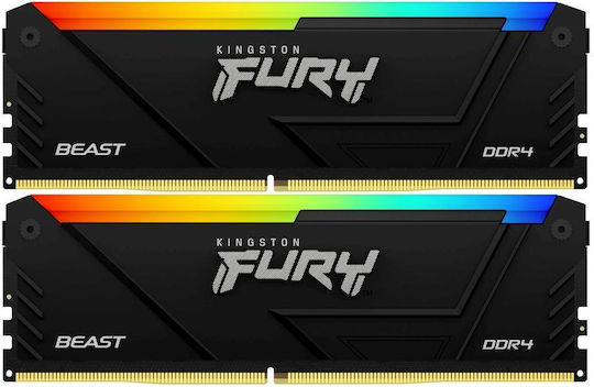 Kingston Fury Beast DDR4 16GB RAM με 2x8GB Modules και Ταχύτητα 3200 για Desktop KF432C16BB2AK2/16 - Image 11