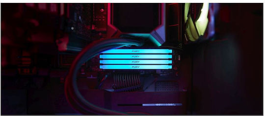 Kingston Fury Beast DDR4 16GB RAM με 2x8GB Modules και Ταχύτητα 3200 για Desktop KF432C16BB2AK2/16 - Image 6