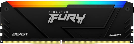 Kingston Fury Beast DDR4 16GB RAM με 2x8GB Modules και Ταχύτητα 3200 για Desktop KF432C16BB2AK2/16 - Image 2