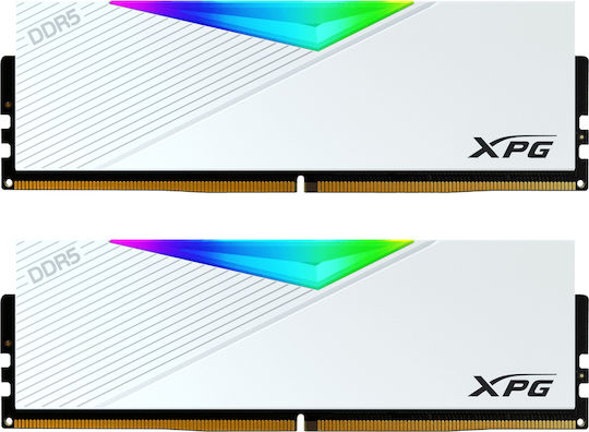 Adata XPG Lancer White DDR5 64GB RAM με 2x32GB Modules και Ταχύτητα 6000 για Desktop AX5U6000C3032G-DCLARWH - Image 3