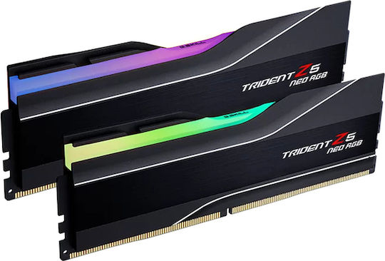 G.Skill Trident Z5 Neo RGB DDR5 96GB RAM με 2x48GB Modules και Ταχύτητα 5600 για Desktop F5-5600J4040D48GX2-TZ5NR - Image 3