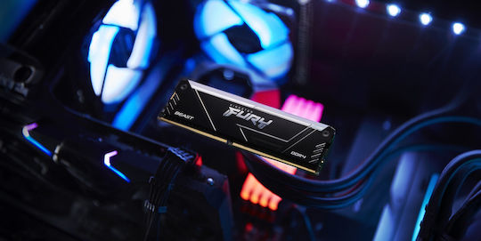 Kingston Fury Beast RGB DDR4 με Module 1x8GB και Ταχύτητα 3200 για Desktop KF432C16BB2A/8 - Image 4