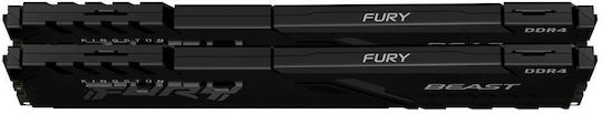 Kingston Fury Beast DDR4 64GB RAM με 2x32GB Modules και Ταχύτητα 3200 για Desktop KF432C16BB2AK2/64 - Image 5