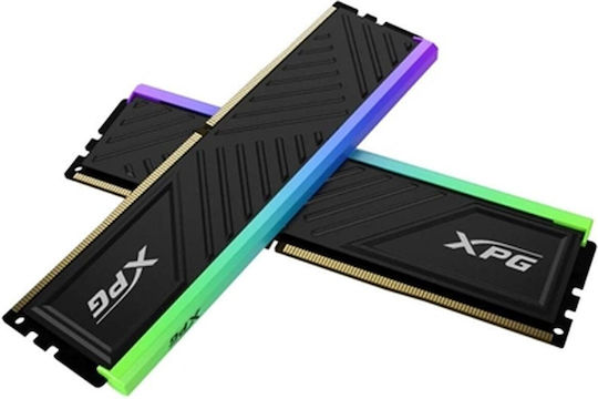 Adata Spectrix D35g DDR4 32GB RAM με 2x16GB Modules και Ταχύτητα 3200 για Desktop AX4U320016G16A-DTBKD35G