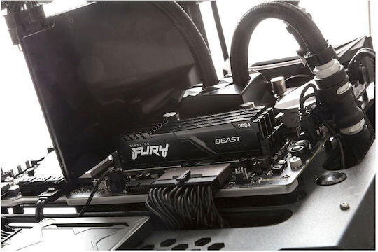 Kingston Fury Beast DDR4 64GB RAM με 2x32GB Modules και Ταχύτητα 3200 για Desktop KF432C16BB2AK2/64 - Image 7