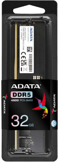 Adata DDR5 με Module 1x32GB και Ταχύτητα 4800 για Desktop AD5U480032G-S - Image 6