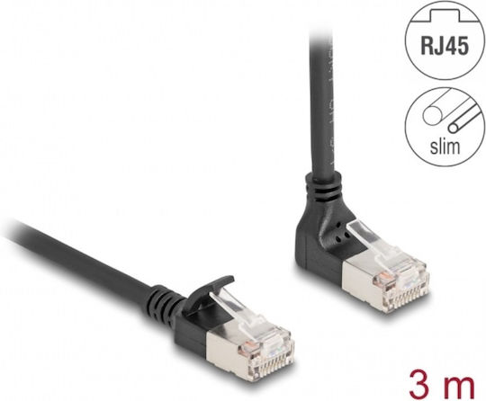 DeLock S/FTP Cat.6a Καλώδιο Δικτύου Ethernet 3m Μαύρο 1τμχ 80289 - Image 2
