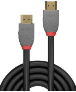 Alternative view of Lindy Cable HDMI male - HDMI male 3m Μαύρο 36954