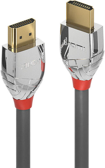 Lindy HDMI 2.0 Cable HDMI male - HDMI male 1m Μαύρο 37871