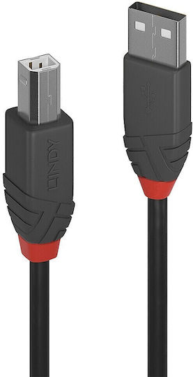 Lindy USB 2.0 Cable USB-B male - USB-A male 3m (36674) - Image 2