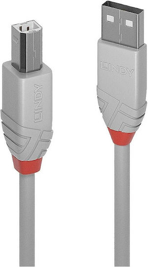 Lindy USB 2.0 Cable USB-A male - USB-B male 1m (36682) - Image 2