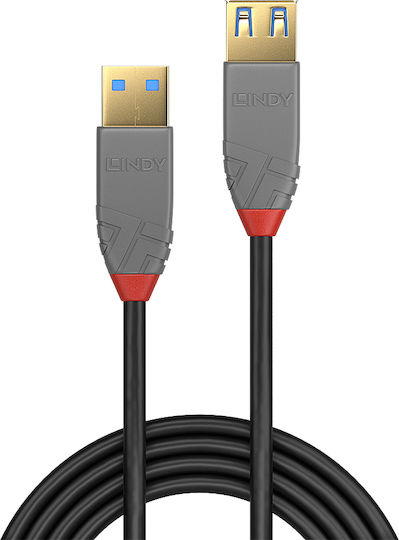 Lindy USB 3.0 Cable USB-A male - USB-A female 3m (36763) - Image 2