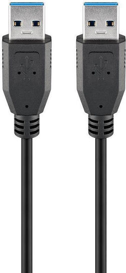 Goobay USB 3.0 Cable USB-A male - USB-A male Μαύρο 1.8m (93928) - Image 3