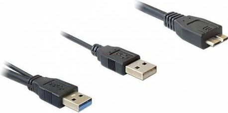 DeLock Regular USB 3.0 to micro USB Cable Μαύρο 0.2m (82909) - Image 3