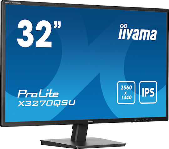 Iiyama Prolite X3270QSU-B1 IPS Monitor 31.5" QHD 2560x1440 με Χρόνο Απόκρισης 3ms GTG - Image 2