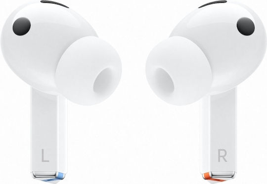 Samsung Galaxy Buds3 Pro Bluetooth Handsfree Ακουστικά με Αντοχή στον Ιδρώτα και Θήκη Φόρτισης Λευκά - Image 3