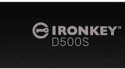 Alternative view of Kingston Ironkey D500s 128GB USB 3.2 Stick Μαύρο