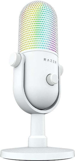 Razer Seiren V3 Chroma Δυναμικό Μικρόφωνο USB Επιτραπέζιο για Studio σε Λευκό Χρώμα - Image 4