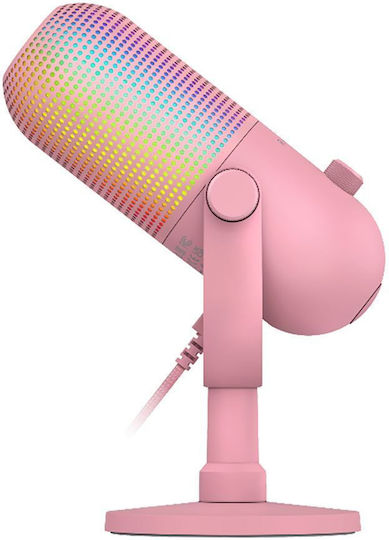 Razer Seiren V3 Chroma Δυναμικό Μικρόφωνο USB Επιτραπέζιο για Φωνητικά σε Ροζ Χρώμα - Image 3
