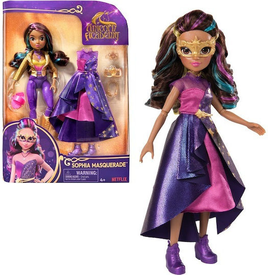 Spin Master Unicorn Academy Κούκλα Sophia Masquerade για 4+ Ετών 24εκ. 6069399