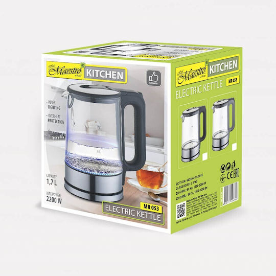 Maestro MR-053 Βραστήρας 1.7lt 2200W Black - Image 3